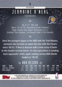 Back of Jermaine O'Neal