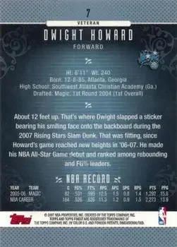 Back of Dwight Howard