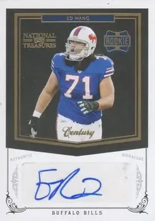2010 Playoff National Treasures - Century Gold Signature #237 - Ed Wang - Buffalo Bills