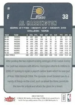 Back of Al Harrington