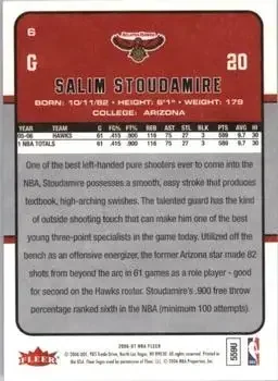 Back of Salim Stoudamire