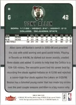 Back of Tony Allen