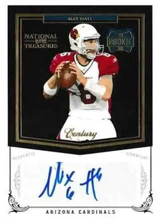 2010 Playoff National Treasures - Century Gold Signature #269 - Max Hall - Arizona Cardinals