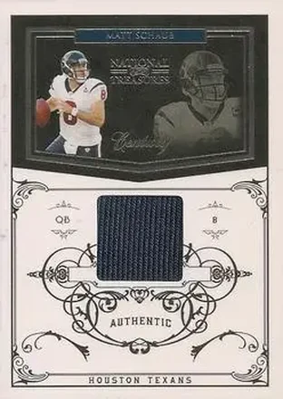 2010 Playoff National Treasures - Century Material #58 - Matt Schaub - Houston Texans