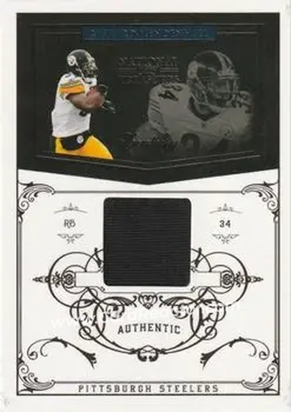 2010 Playoff National Treasures - Century Material #120 - Rashard Mendenhall - Pittsburgh Steelers - Front