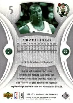 Back of Sebastian Telfair