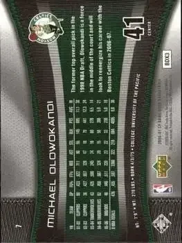 Back of Michael Olowokandi