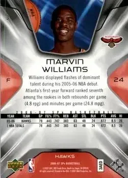 Back of Marvin Williams