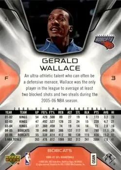 Back of Gerald Wallace