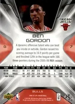 Back of Ben Gordon