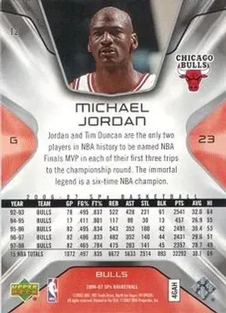 Michael Jordan 背面