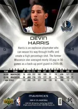 Back of Devin Harris