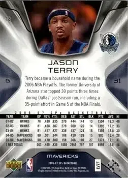 Back of Jason Terry