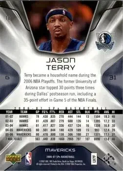 Back of Jason Terry