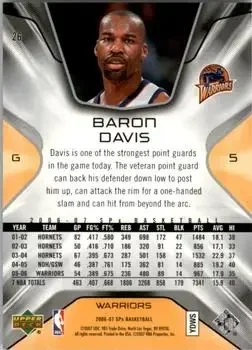 Back of Baron Davis
