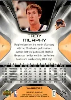 Back of Troy Murphy