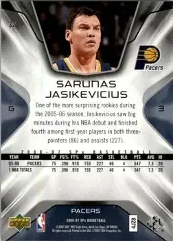 Back of Saras Jasikevicius