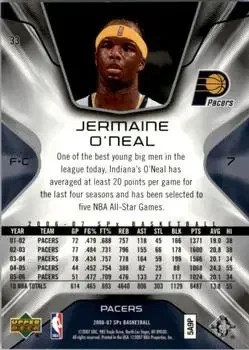 Back of Jermaine O'Neal