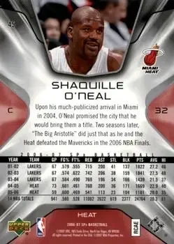 Back of Shaquille O'Neal