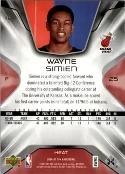 Back of Wayne Simien