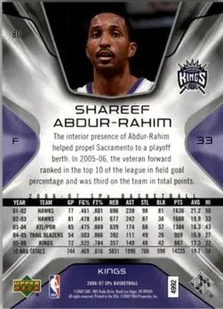 Shareef Abdur-Rahim 背面
