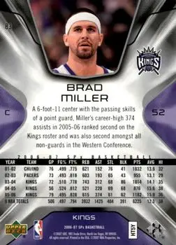 Back of Brad Miller