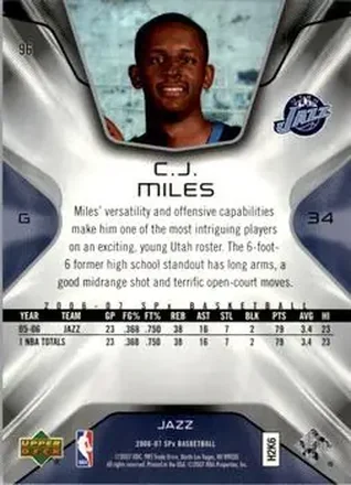Verso de C.J. Miles