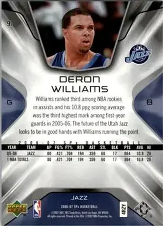 Verso de Deron Williams