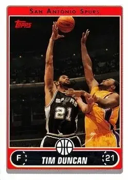 2006-07 Topps #2 Tim Duncan