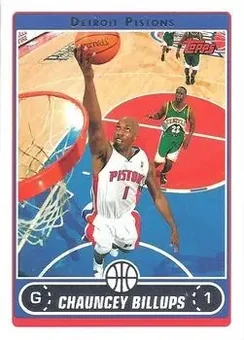 2006-07 Topps #5 - Chauncey Billups - Detroit Pistons