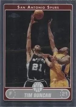 2006-07 Topps Chrome #2 Tim Duncan