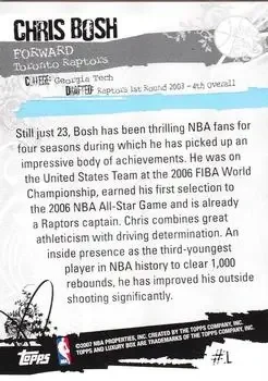 Back of Chris Bosh