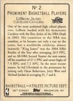 Back of LeBron James