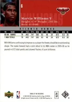 Back of Marvin Williams