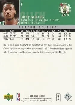 Back of Tony Allen
