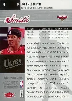 Back of Josh Smith