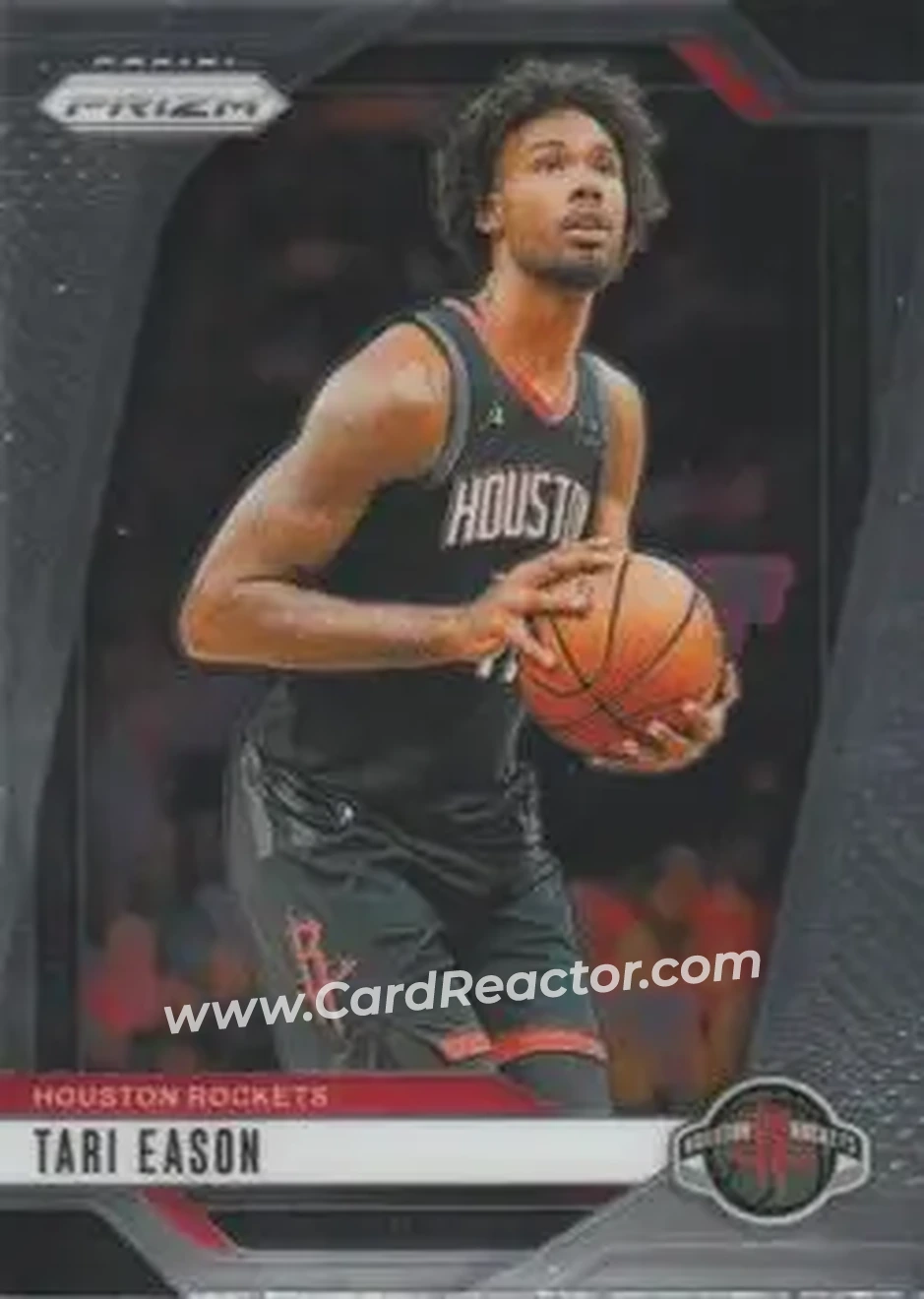 2024-25 Panini Prizm #12 - Tari Eason - Houston Rockets - Front 2024-25 Panini Prizm #12 - Tari Eason - Houston Rockets - Front
