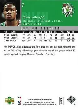 Back of Tony Allen