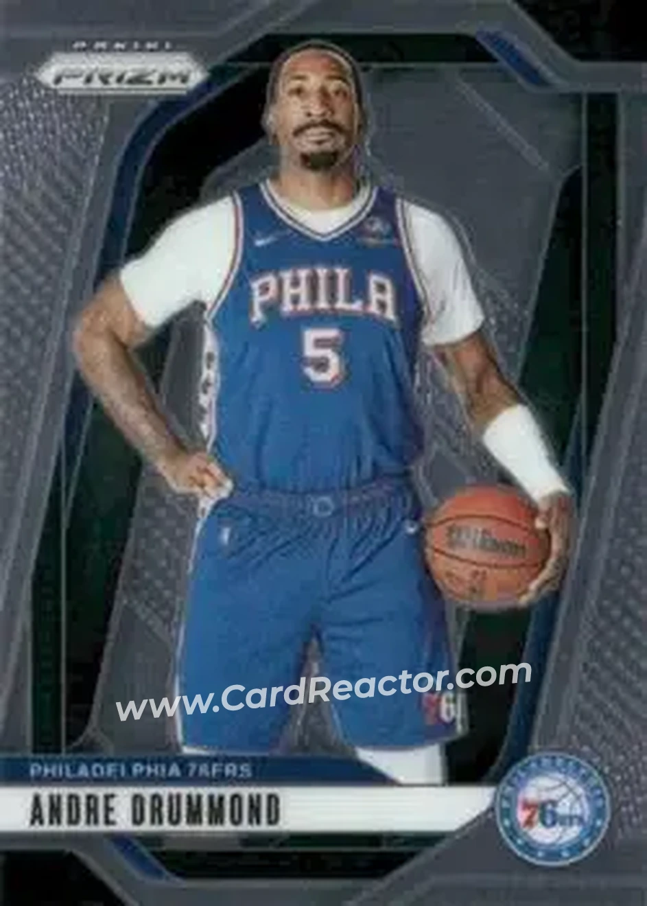 2024-25 Panini Prizm #18 - Andre Drummond - Philadelphia 76ers - Front