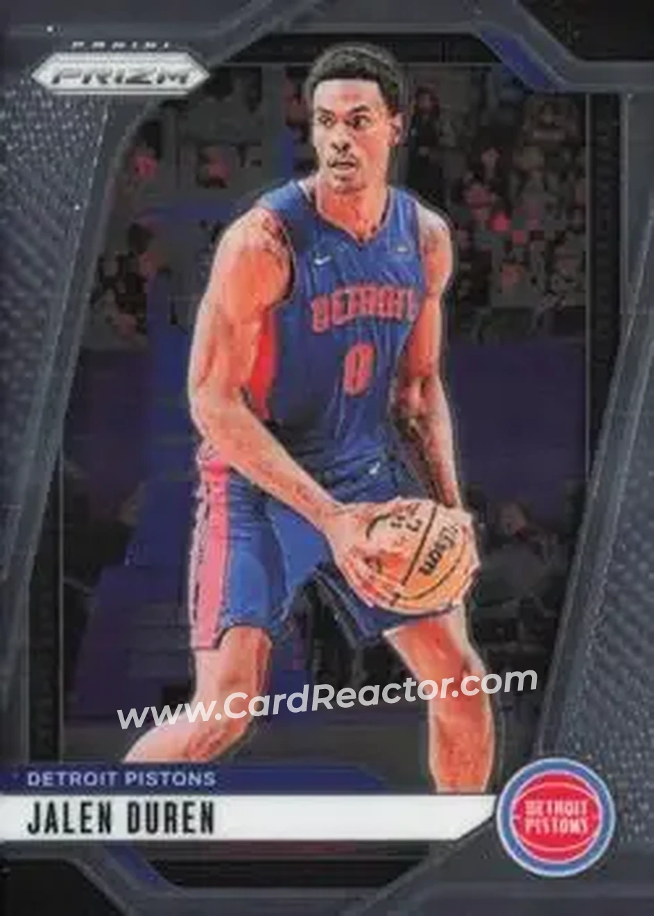 2024-25 Panini Prizm #20 - Jalen Duren - Detroit Pistons - Front 2024-25 Panini Prizm #20 - Jalen Duren - Detroit Pistons - Front