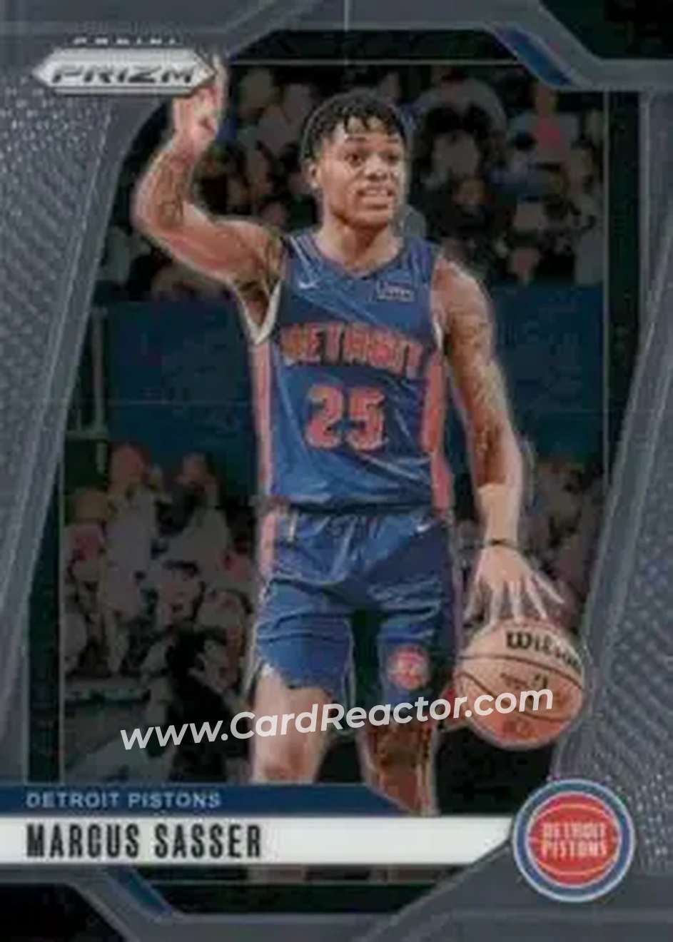 2024-25 Panini Prizm #21 - Marcus Sasser - Detroit Pistons - Front 2024-25 Panini Prizm #21 - Marcus Sasser - Detroit Pistons - Front