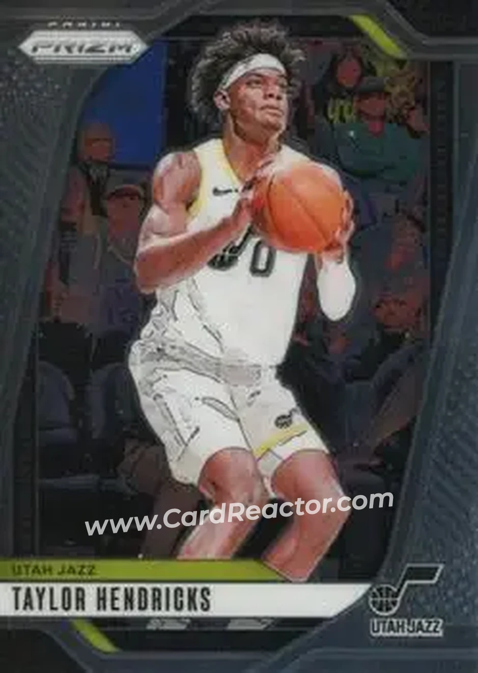2024-25 Panini Prizm #32 - Taylor Hendricks - Utah Jazz - Front 2024-25 Panini Prizm #32 - Taylor Hendricks - Utah Jazz - Front