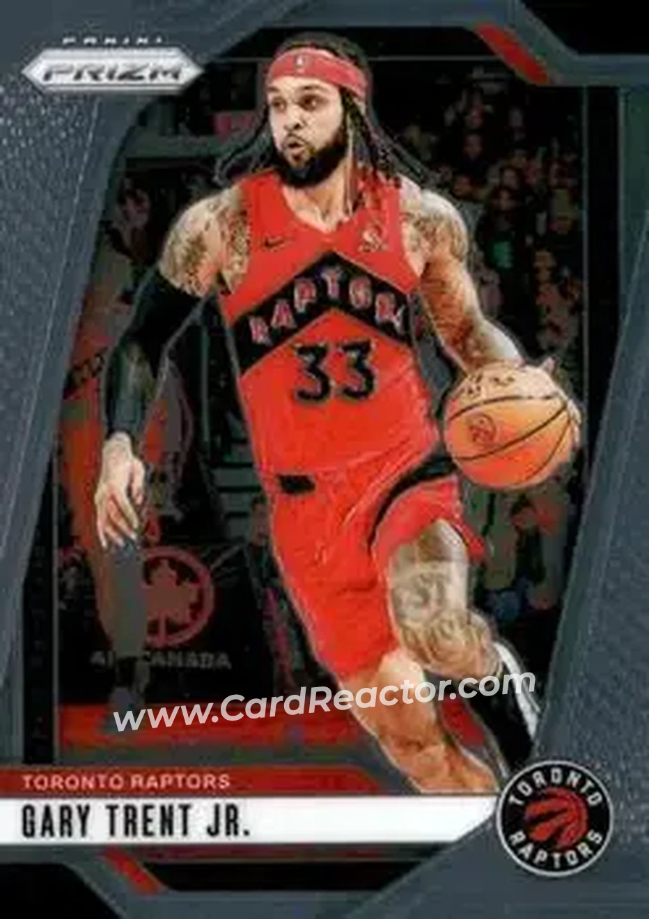 2024-25 Panini Prizm #33 - Gary Trent Jr. - Toronto Raptors - Front 2024-25 Panini Prizm #33 - Gary Trent Jr. - Toronto Raptors - Front