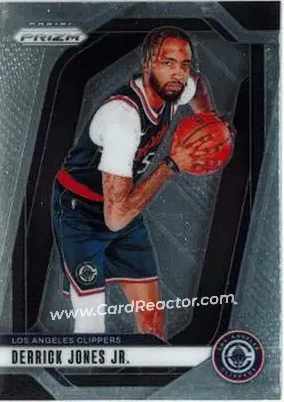 2024-25 Panini Prizm #34 - Derrick Jones Jr. - Los Angeles Clippers - Front