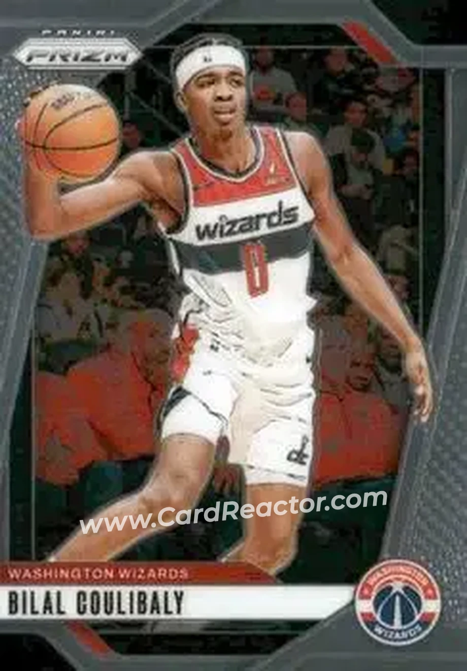 2024-25 Panini Prizm #36 - Bilal Coulibaly - Washington Wizards - Front 2024-25 Panini Prizm #36 - Bilal Coulibaly - Washington Wizards - Front