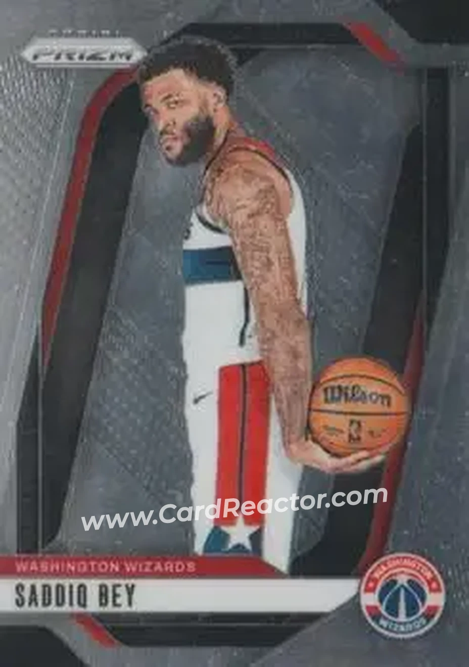 2024-25 Panini Prizm #44 - Saddiq Bey - Washington Wizards - Front