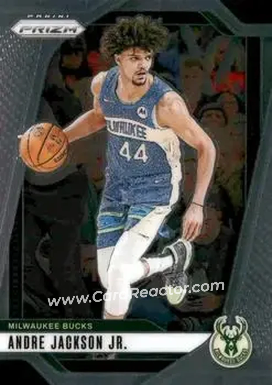 2024-25 Panini Prizm #52 - Andre Jackson Jr. - Milwaukee Bucks - Front 2024-25 Panini Prizm #52 - Andre Jackson Jr. - Milwaukee Bucks - Front