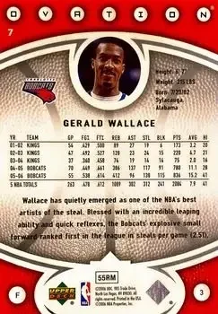 Back of Gerald Wallace