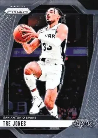 2024-25 Panini Prizm #61 - Tre Jones - San Antonio Spurs 2024-25 Panini Prizm #61 - Tre Jones - San Antonio Spurs