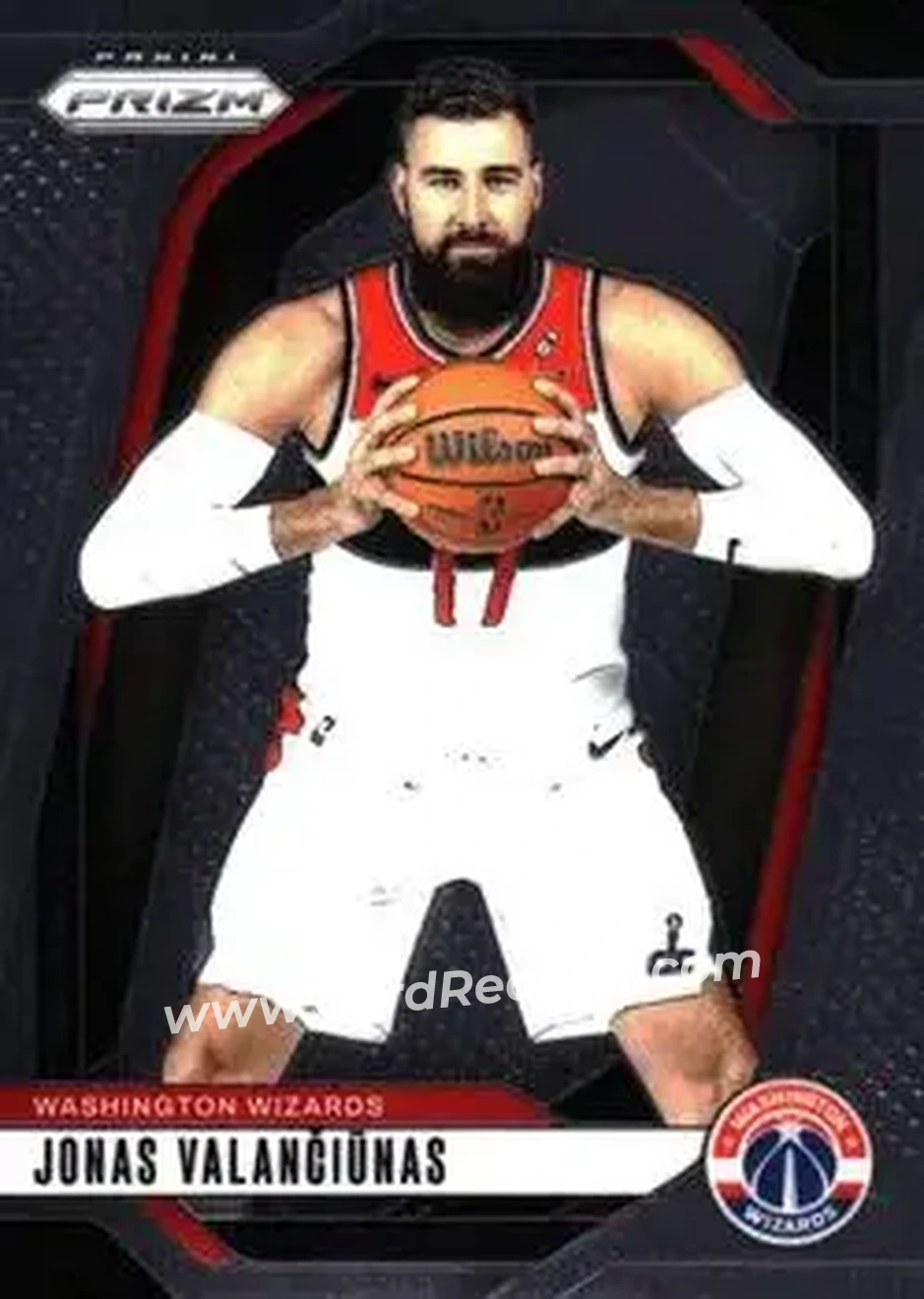 2024-25 Panini Prizm #76 - Jonas Valančiūnas - Washington Wizards - Front